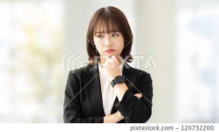 年輕女性/女商人的思考 年輕女性/女商人的思考 120732200