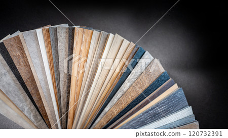 Sample of wood laminated materials in natural collection 120732391