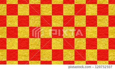 日式格紋紅金葉16:9 日式格紋紅金葉16:9 120732507