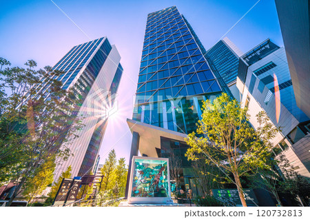 日本東京城市景觀,俯瞰澀谷 Akush 等,左側澀谷十字塔 = 25 號 日本東京城市景觀,俯瞰澀谷 Akush 等,左側澀谷十字塔 = 25 號 120732813