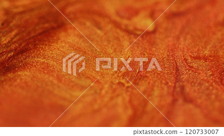 Modern varnish. Glitter splatter. Rock orange. Sprinkle gold shiny dust on fire abstract pattern beautiful bright carrot background. Modern varnish. Glitter splatter. Rock orange. Sprinkle gold shiny dust on fire abstract pattern beautiful bright carrot background. 120733007