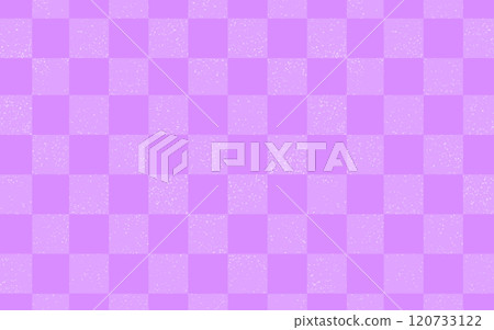 Japanese pattern purple checkered pattern 120733122