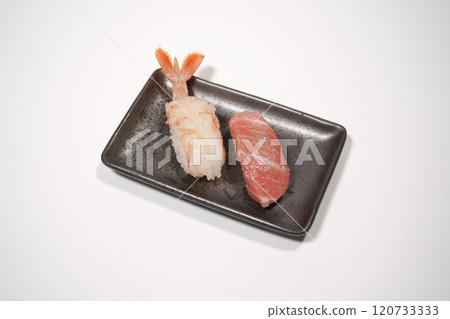 蝦子握壽司、鮪魚握壽司 120733333
