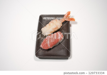 大肥鮪魚握壽司、蝦握壽司 大肥鮪魚握壽司、蝦握壽司 120733334