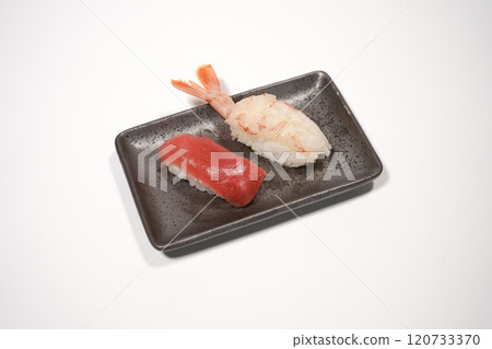 Tuna nigiri sushi, shrimp nigiri sushi Tuna nigiri sushi, shrimp nigiri sushi 120733370