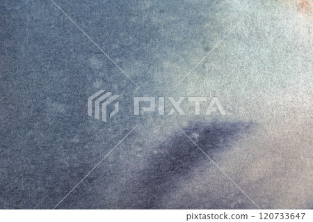 Abstract blue watercolor-style Japanese paper background material 120733647