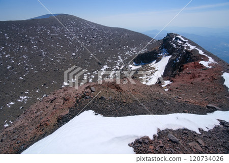 Mount Asama as seen from Mount Maekake 120734026