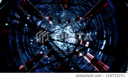 VJ Tunnel Base Piping Space SF Network Blue [Alternate Version Available] 120735251