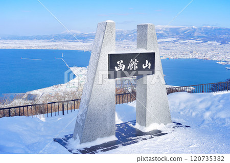 Hakodate - A place with only white and blue 120735382