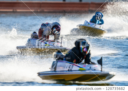Speeding Boat Race Speeding Boat Race 120735682