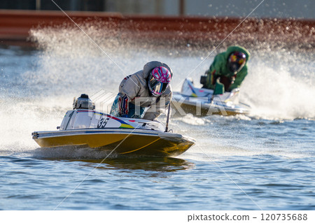 Speeding Boat Race Speeding Boat Race 120735688