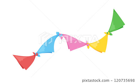 Illustration of a handkerchief popping out by magic Illustration of a handkerchief popping out by magic 120735698