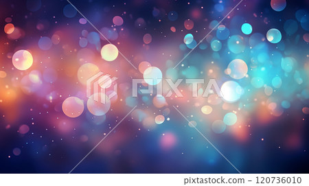 colorful holiday background with Christmas transparent spots glare and glitter. New year design colorful holiday background with Christmas transparent spots glare and glitter. New year design 120736010