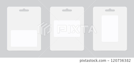 Vector graphic featuring gift card templates suitable for various designs 120736382