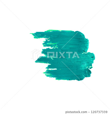 An electric blue brush stroke on a white canvas evokes a tree in a field, blending tints and shades in a rectangular painting. Art at its finest An electric blue brush stroke on a white canvas evokes a tree in a field, blending tints and shades in a rectangular painting. Art at its finest 120737339