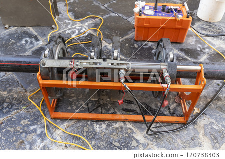 Pipe cutting equipment. 120738303