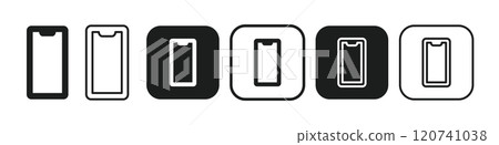 Smartphone, phone simple icon 120741038