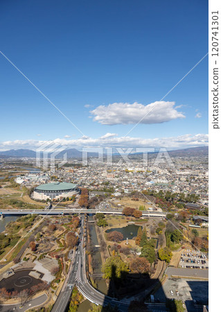 View of the north side from the main building of Gunma Prefectural Office 120741301