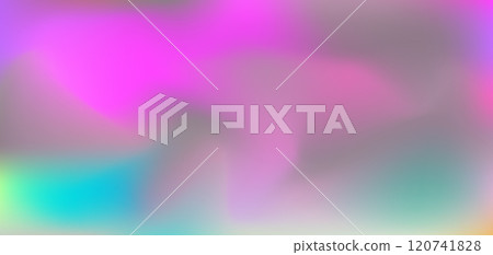 Abstract vibrant magenta, teal blue and gray colors mesh gradient background. Trendy colorful pink and aquamarine green liquid wavy digital watercolor print for ui design, banner, aesthetic poster 120741828