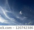 在秋天的天空條紋雲 120742386