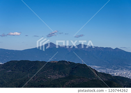 Mount Aitaka on a clear day 120744262