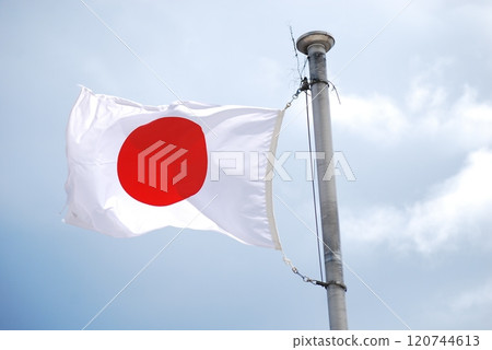 Japanese flag 120744613