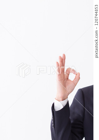 Okay sign hand pose (stock photo) Okay sign hand pose (stock photo) 120744853