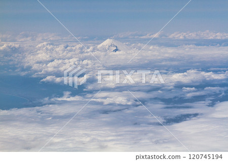 Cloud seen from an airplane Cloud seen from an airplane 120745194