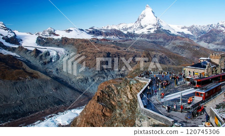 Spectacular view from Gornergrat, Zermatt, Switzerland Spectacular view from Gornergrat, Zermatt, Switzerland 120745306