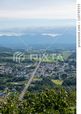 View of the Tokachi Plain from Maruyama Observatory in Makubetsu, Hokkaido View of the Tokachi Plain from Maruyama Observatory in Makubetsu, Hokkaido 120745555