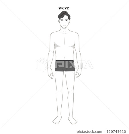 男性骨骼診斷圖 男性骨骼診斷圖 120745610