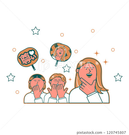 一個可靠的女人的插圖 一個可靠的女人的插圖 120745807