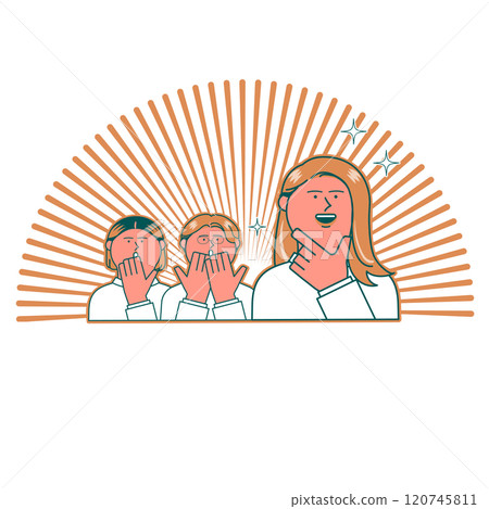 Illustration of a reliable woman 120745811