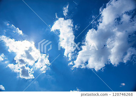 Clouds floating in the blue sky 120746268