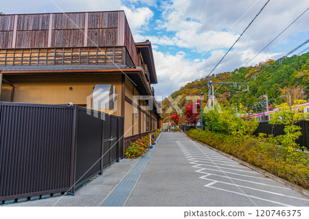 Keio Line Takaosanguchi Station: The gateway to Mount Takao. Keio Takaosan Onsen / Gokurakuyu Keio Line Takaosanguchi Station: The gateway to Mount Takao. Keio Takaosan Onsen / Gokurakuyu 120746375