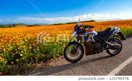 旅行自行車停在宇宙附近 旅行自行車停在宇宙附近 120746476