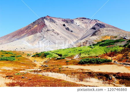 Hokkaido Travelogue Mt. Asahidake in late September Mt. Asahidake with autumn leaves Mt. Asahidake in autumn Hokkaido Travelogue Hokkaido Travelogue Mt. Asahidake in late September Mt. Asahidake with autumn leaves Mt. Asahidake in autumn Hokkaido Travelogue 120746860