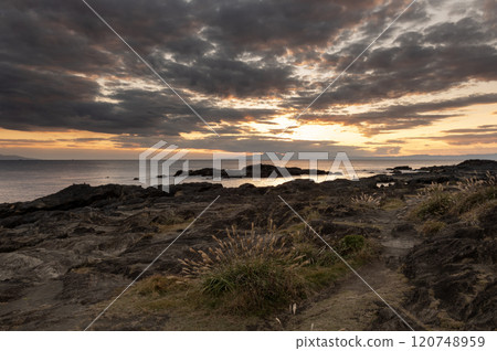 Jogashima Island at dusk Jogashima Island at dusk 120748959