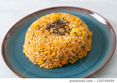 fried rice with egg in Korean style fried rice with egg in Korean style 120749099