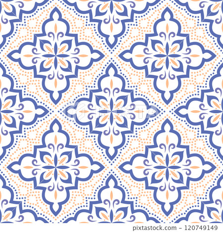 Seamless traditional colorful background pattern Seamless traditional colorful background pattern 120749149