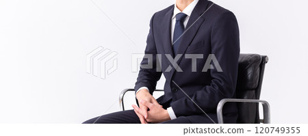 Interview scene with the CEO (stock photo) 120749355
