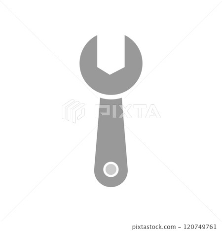 Wrench icon logo design template isolated illustration Wrench icon logo design template isolated illustration 120749761