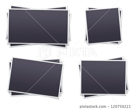 素材集，包含 3 張不同尺寸的照片，一張疊放在另一張上面 120750221