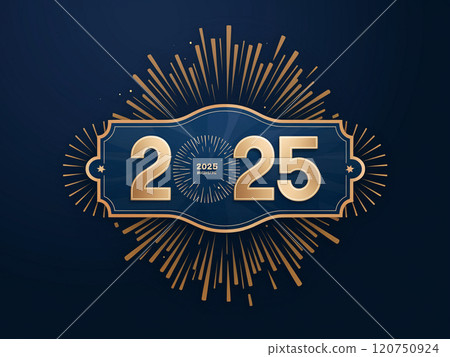 2025新年快樂背景圖 120750924