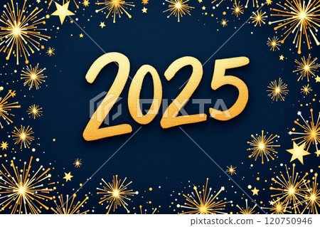 2025新年快樂背景圖 120750946