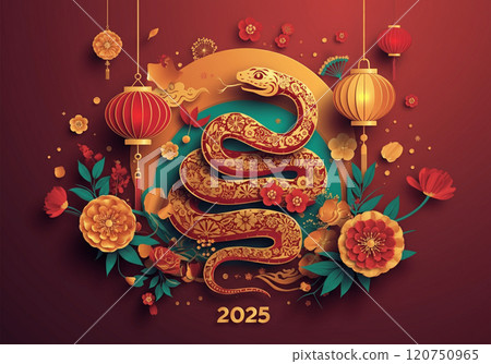 2025新年快樂背景圖 2025新年快樂背景圖 120750965