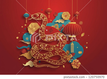 2025新年快樂背景圖 120750970