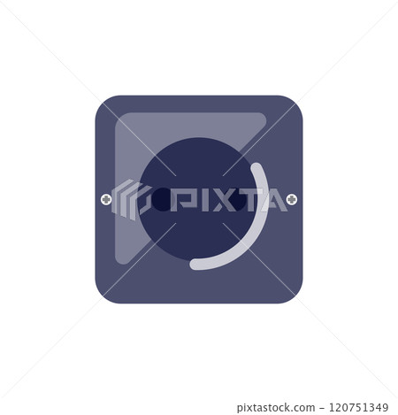 Electrical outlet and matching plug 120751349