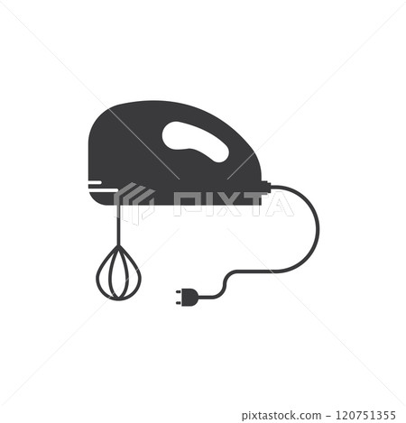 Handheld electric mixer with cord and beaters 120751355