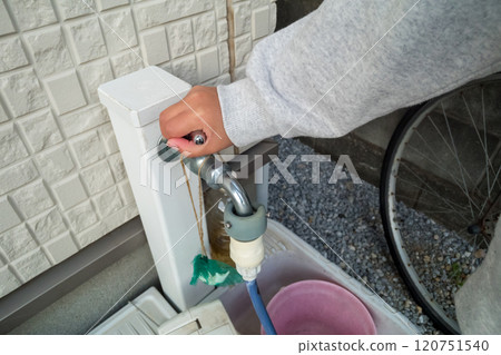 faucet, spigot, tap 120751540